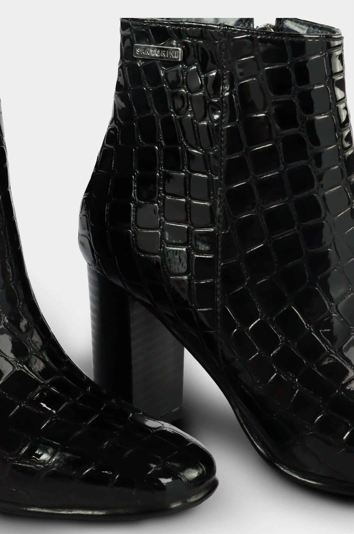 BOTINES PARA MUJER AMBER NEGRO SANTORINI - vista 3