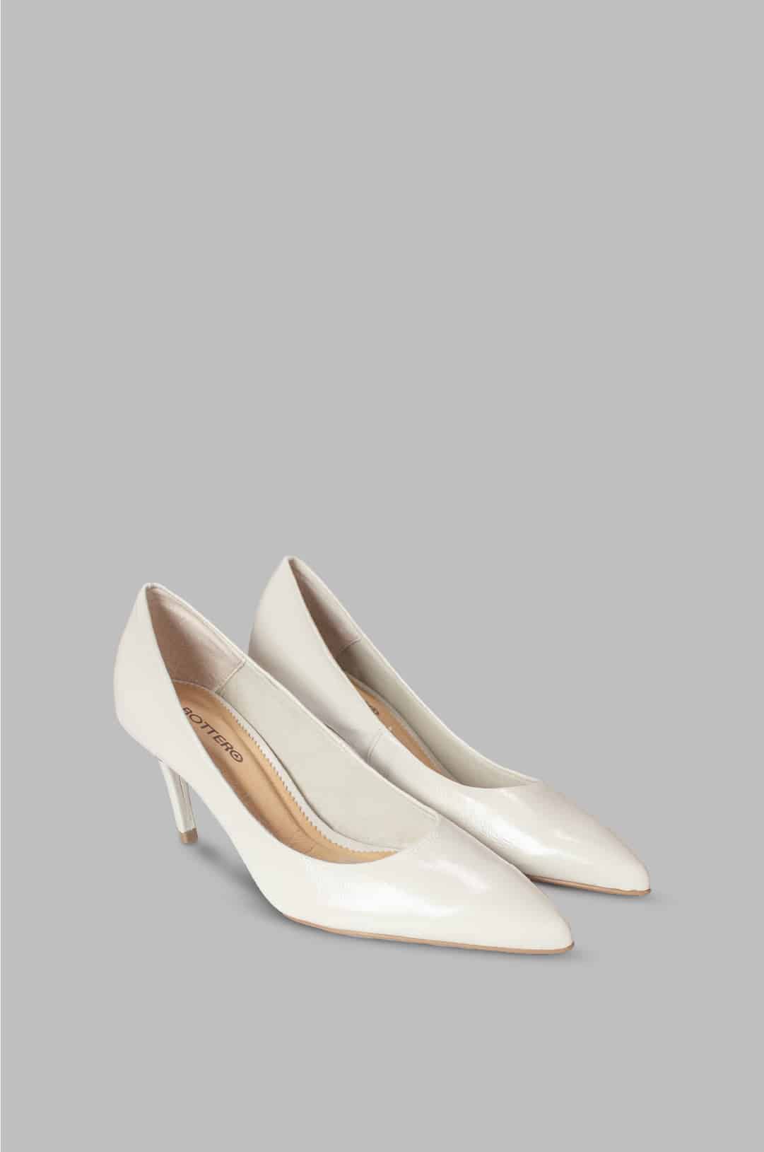 TACONES PARA MUJER ANALIZ CUERO BEIGE BOTTERO - vista 2
