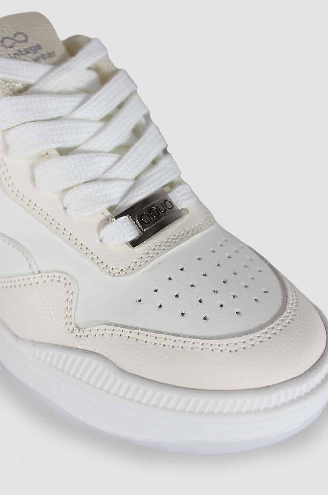 TENIS PARA MUJER ENDIRA BEIGE SANTORINI - vista 3