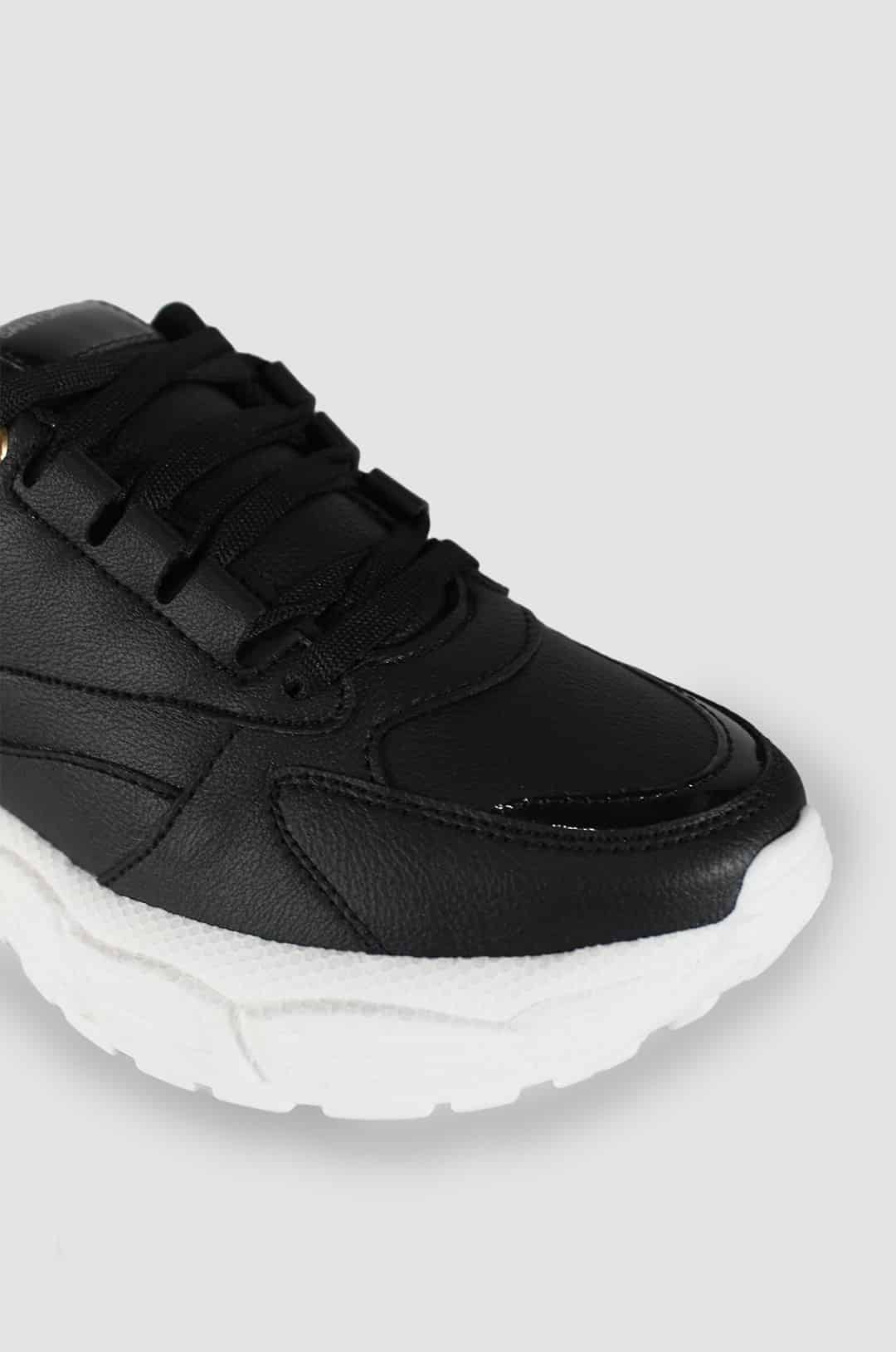 TENIS PARA MUJER SHAIRA NEGRO SANTORINI - vista 3