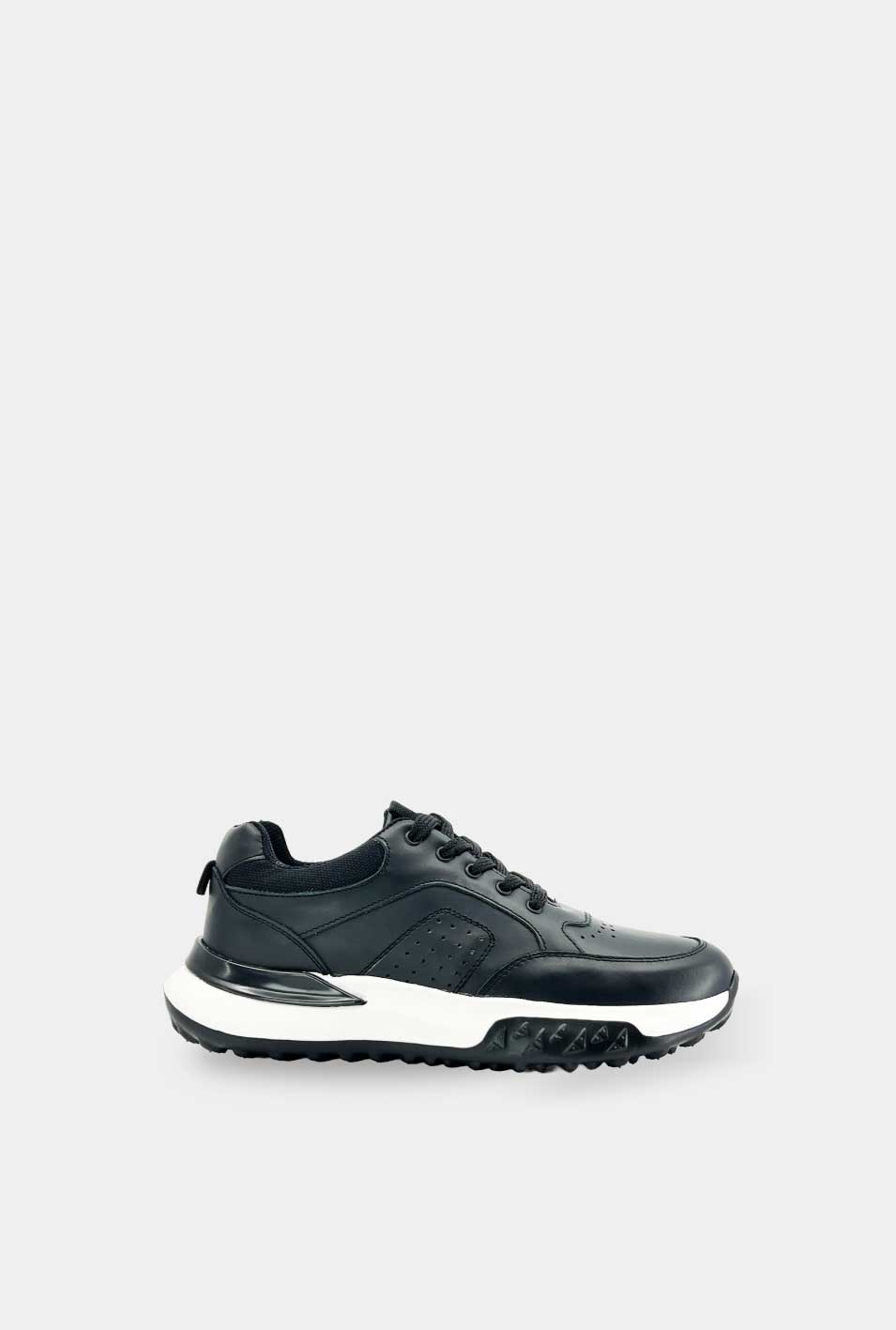 TENIS PARA HOMBRE TORETO CUERO NEGRO