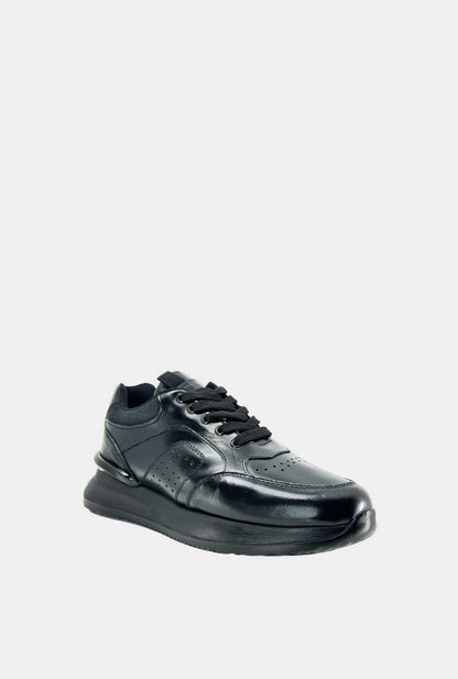 TENIS PARA HOMBRE TORETO CUERO NEGRO
