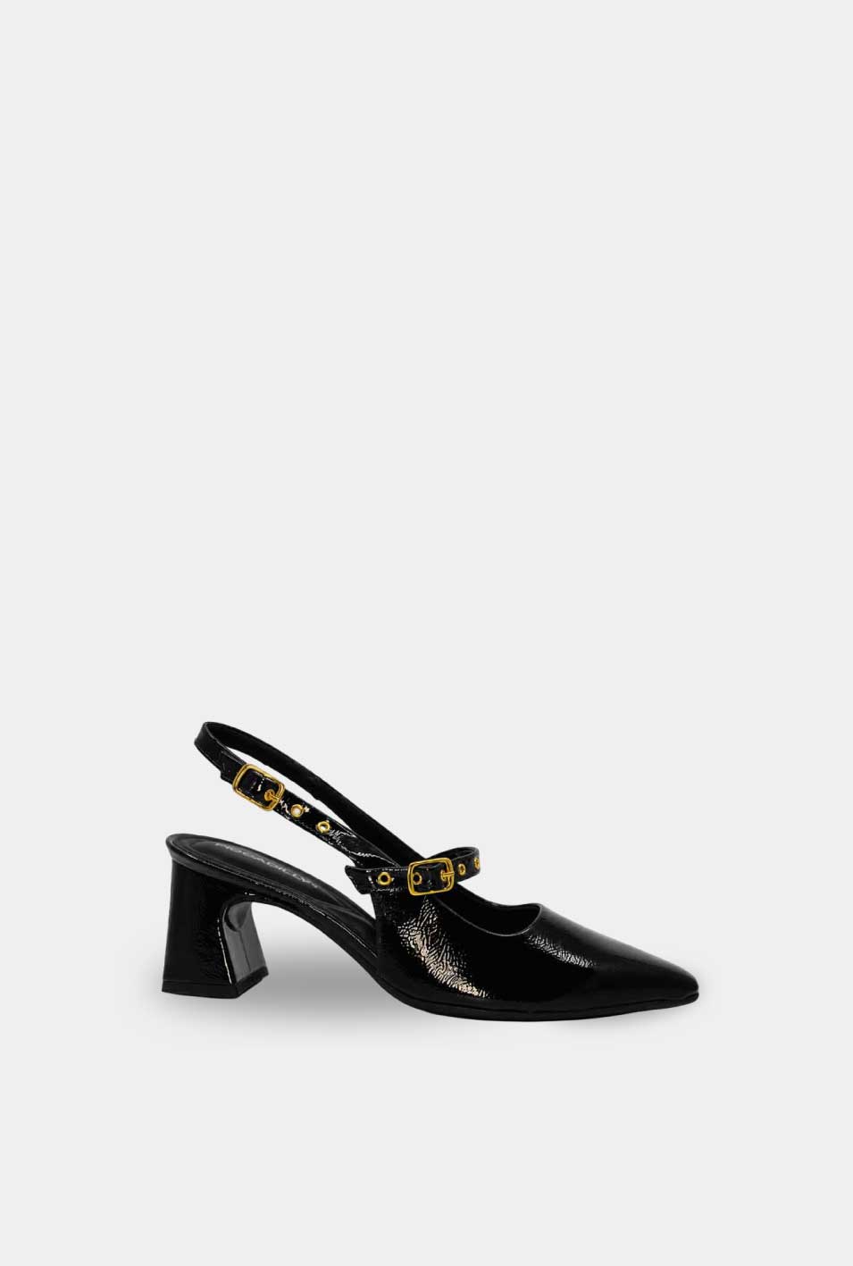 TACONES PARA MUJER GOLD NEGRO