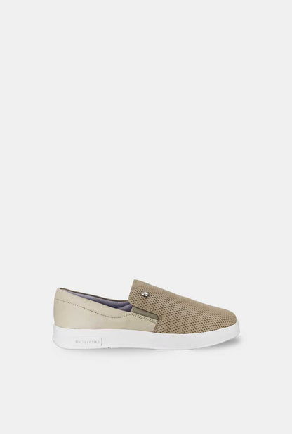 TENIS PARA MUJER JENUA CUERO BEIGE
