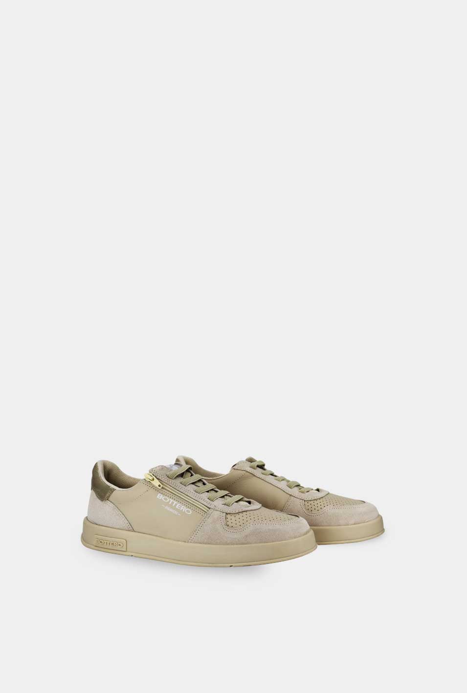 TENIS PARA MUJER ALAMI CUERO BEIGE