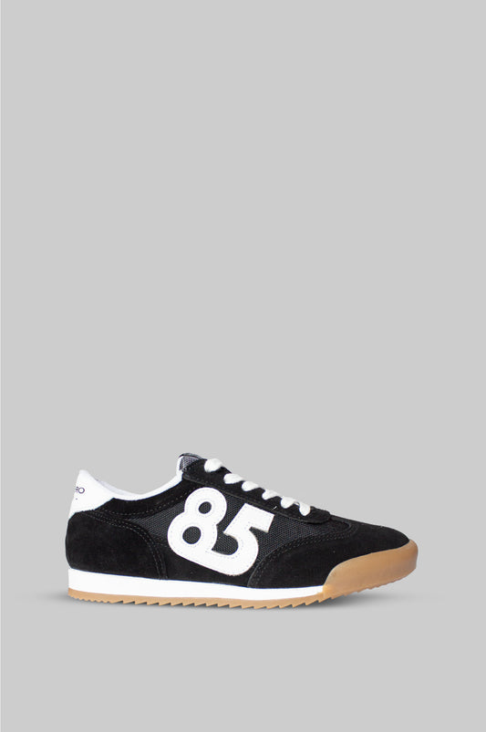 TENIS PARA MUJER VALENTINA CUERO NEGRO