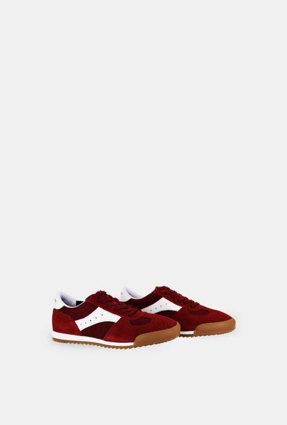 TENIS PARA MUJER ESTHER CUERO VINOTINTO