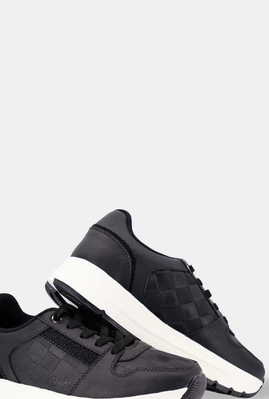 TENIS PARA MUJER LUXE NEGRO