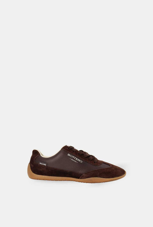 TENIS PARA MUJER BRUMEA CUERO CAFE