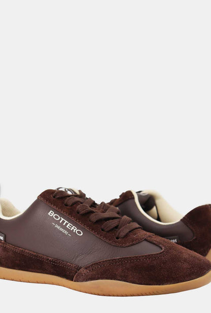 TENIS PARA MUJER BRUMEA CUERO CAFE