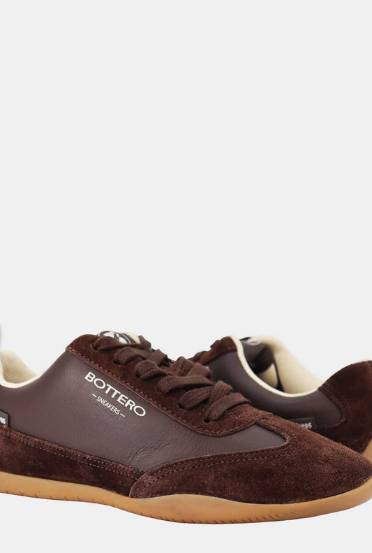 TENIS PARA MUJER BRUMEA CUERO CAFE