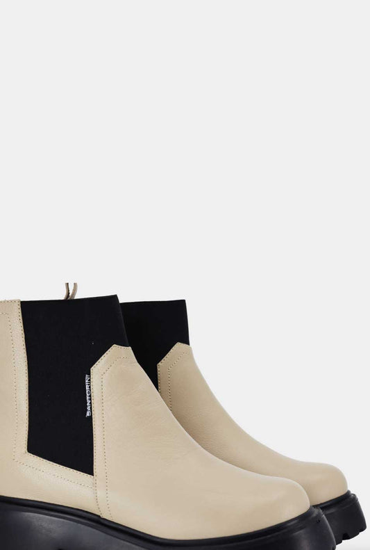 BOTINES PARA MUJER VIOLETTA CUERO BEIGE