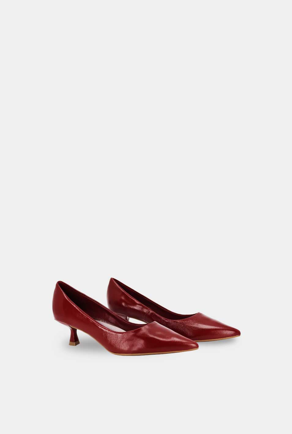 TACONES PARA MUJER ISADORA CUERO VINOTINTO
