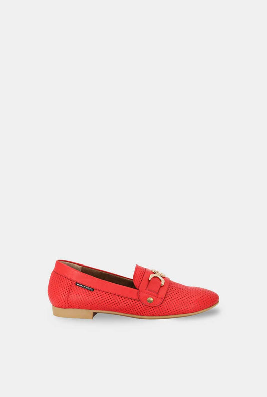 BALETAS PARA MUJER TERNI CUERO CORAL