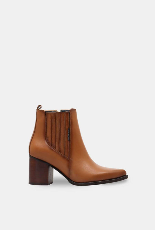 BOTINES PARA MUJER ARTENISA CUERO MIEL