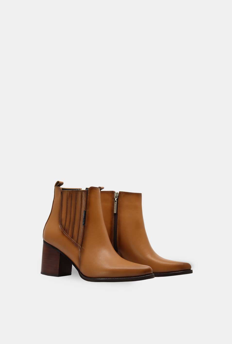 BOTINES PARA MUJER ARTENISA CUERO MIEL
