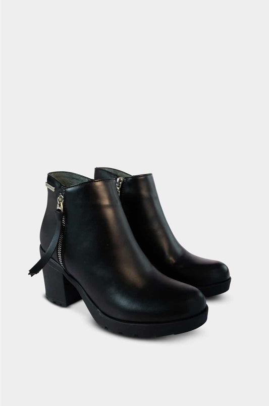 BOTINES PARA MUJER GOTA NEGRO