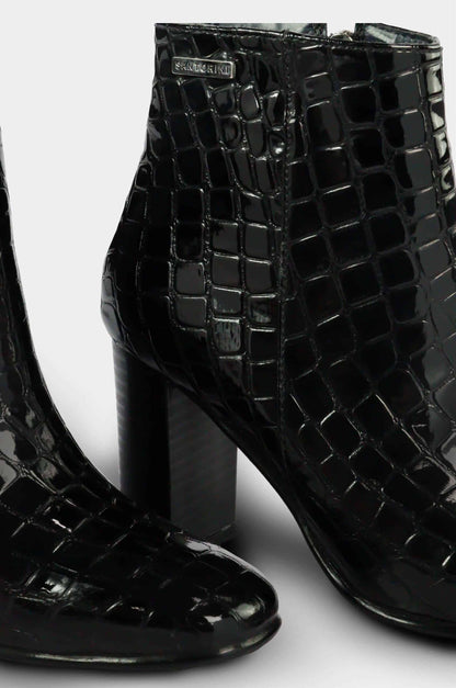 BOTINES PARA MUJER AMBER NEGRO