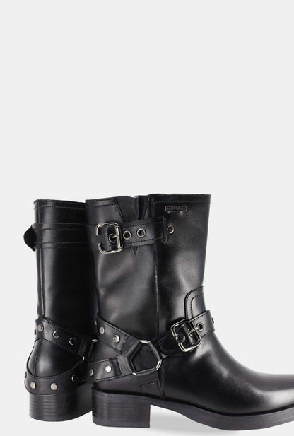 BOTAS PARA MUJER BARNIS NEGRO