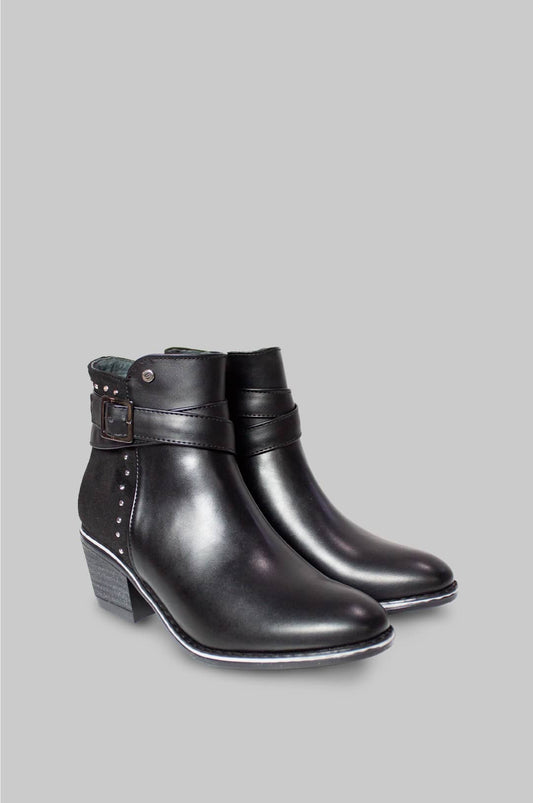 BOTINES PARA MUJER ESTELAR NEGRO