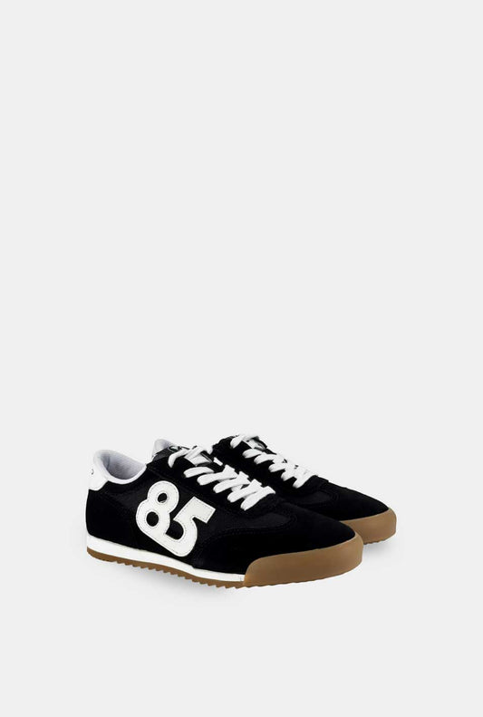 TENIS PARA MUJER VALENTINA CUERO NEGRO