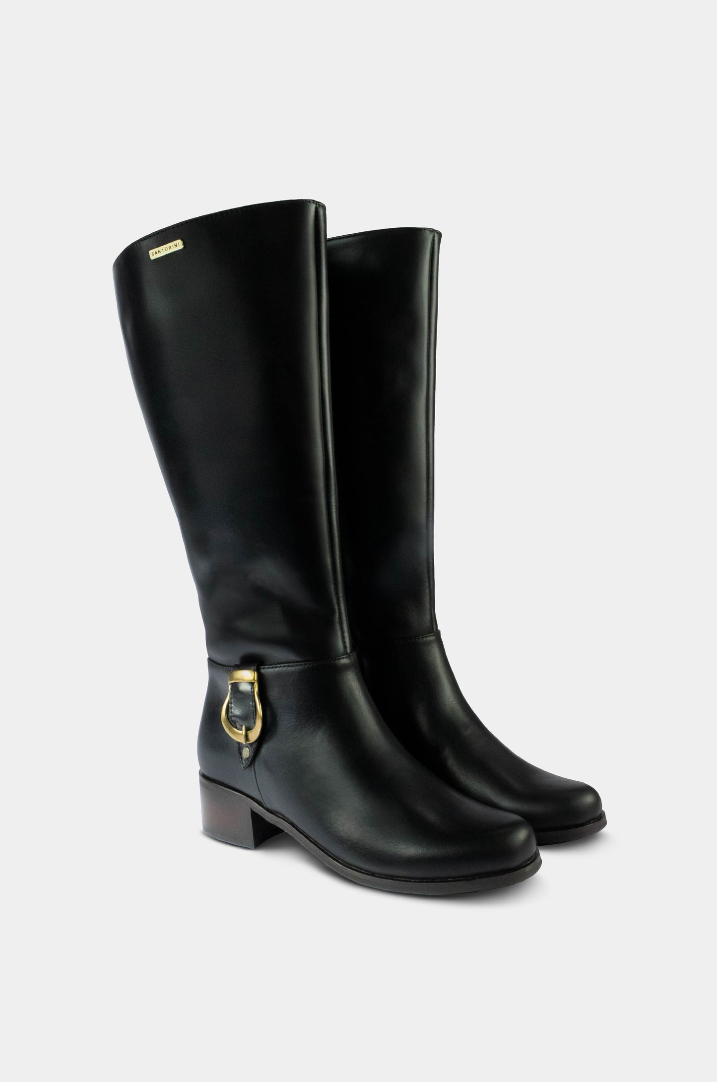 BOTAS PARA MUJER ZAIRA CUERO NEGRO