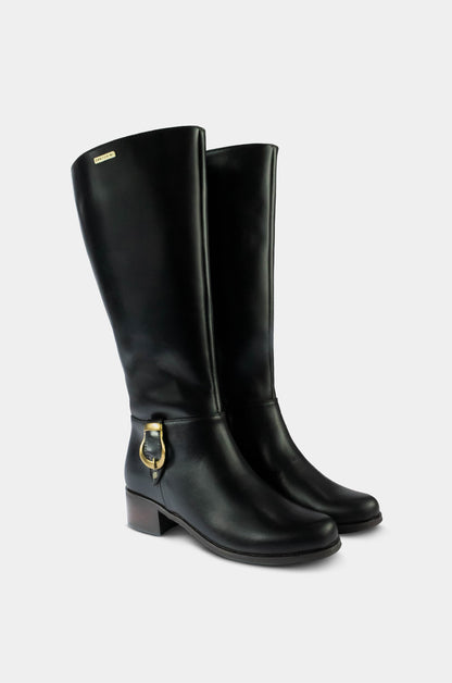 BOTAS PARA MUJER ZAIRA CUERO NEGRO