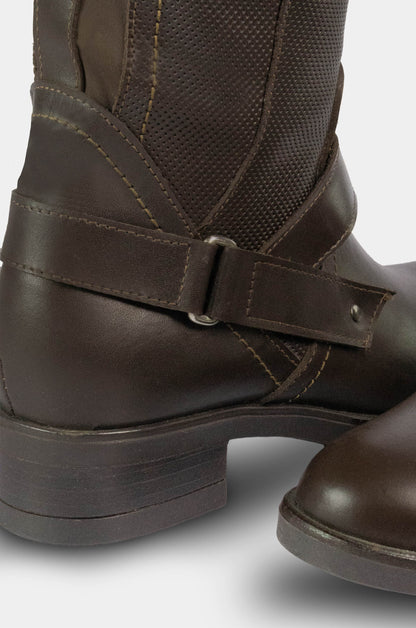 BOTAS PARA MUJER SIGAL CUERO CAFE
