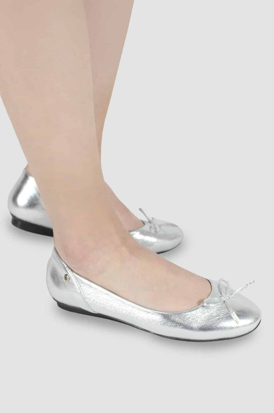 BALETAS PARA MUJER SABRINA PLATA