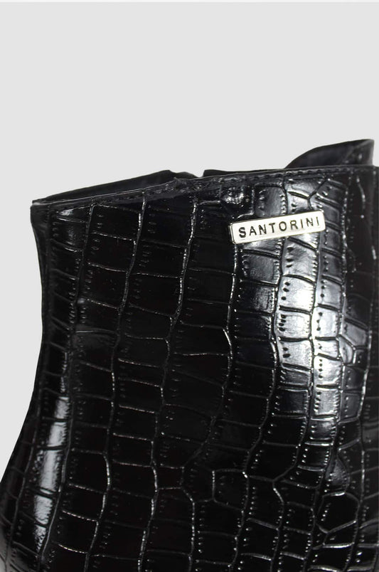 BOTINES PARA MUJER PANAL NEGRO