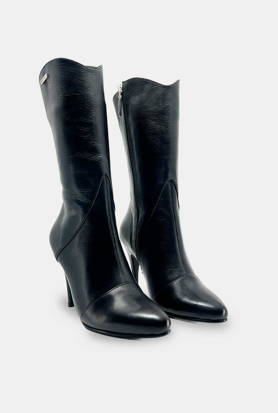 BOTAS PARA MUJER ALTIVA CUERO NEGRO