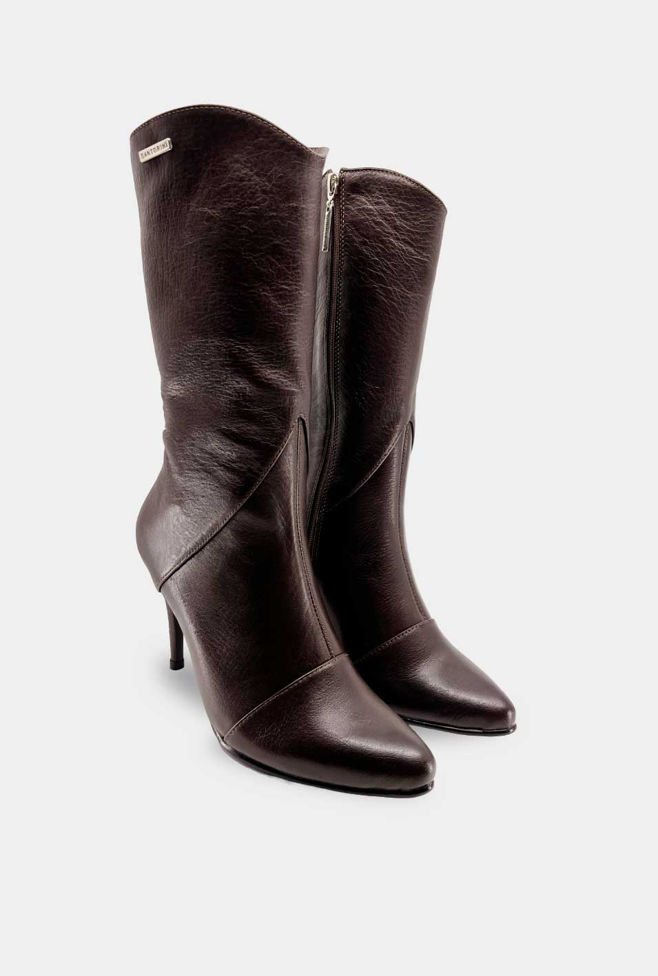 BOTAS PARA MUJER ALTIVA CUERO CAFE