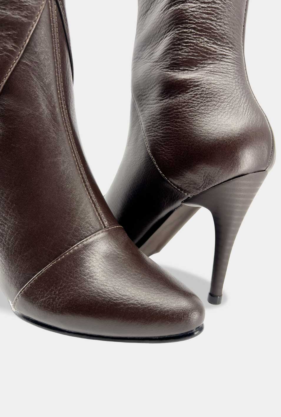BOTAS PARA MUJER ALTIVA CUERO CAFE
