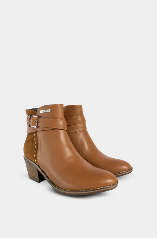 BOTINES PARA MUJER ESTELAR MIEL
