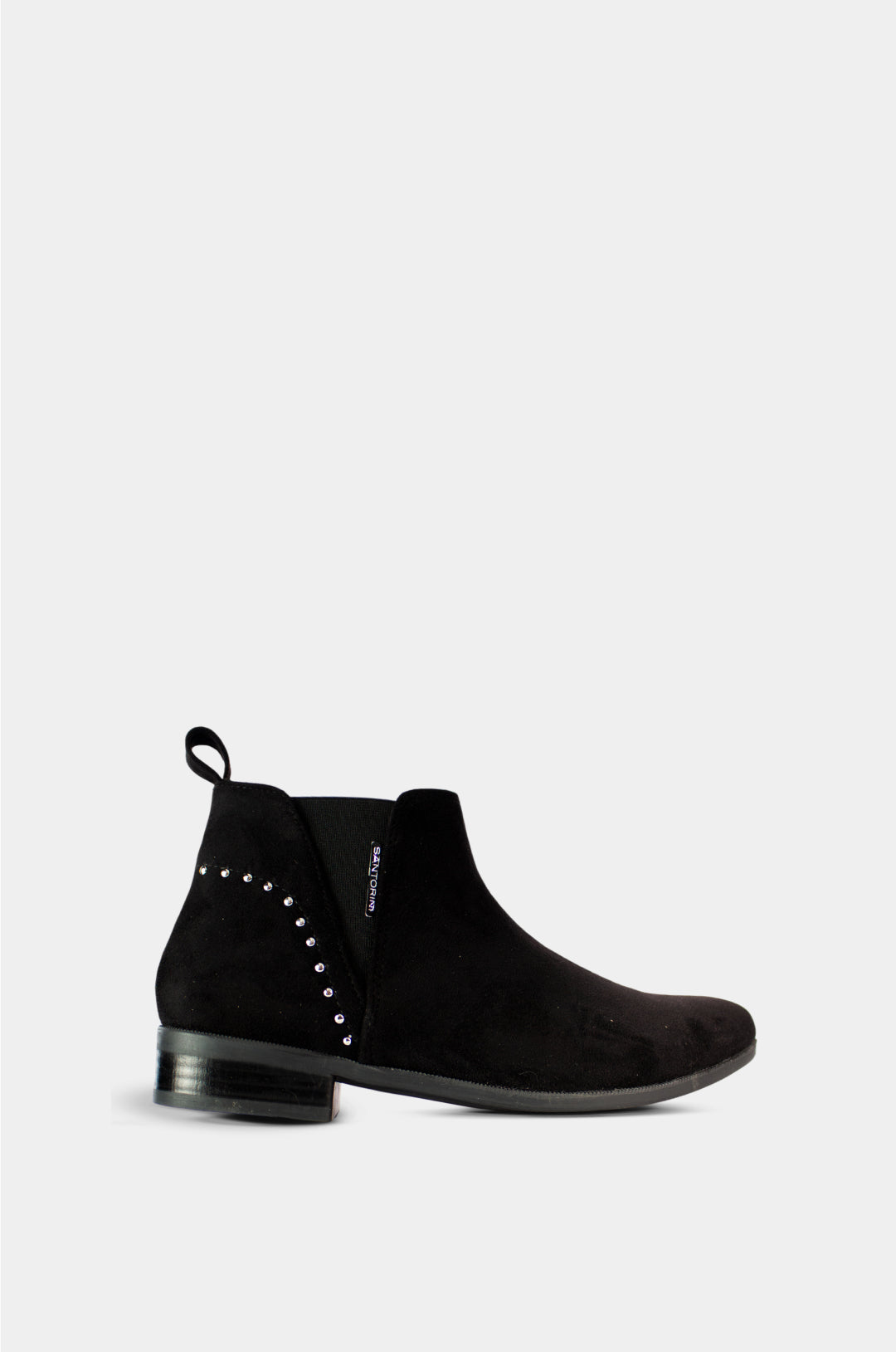 BOTINES PARA MUJER DESTELLO NEGRO