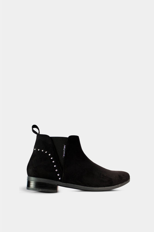 BOTINES PARA MUJER DESTELLO NEGRO