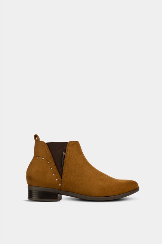 BOTINES PARA MUJER DESTELLO MIEL