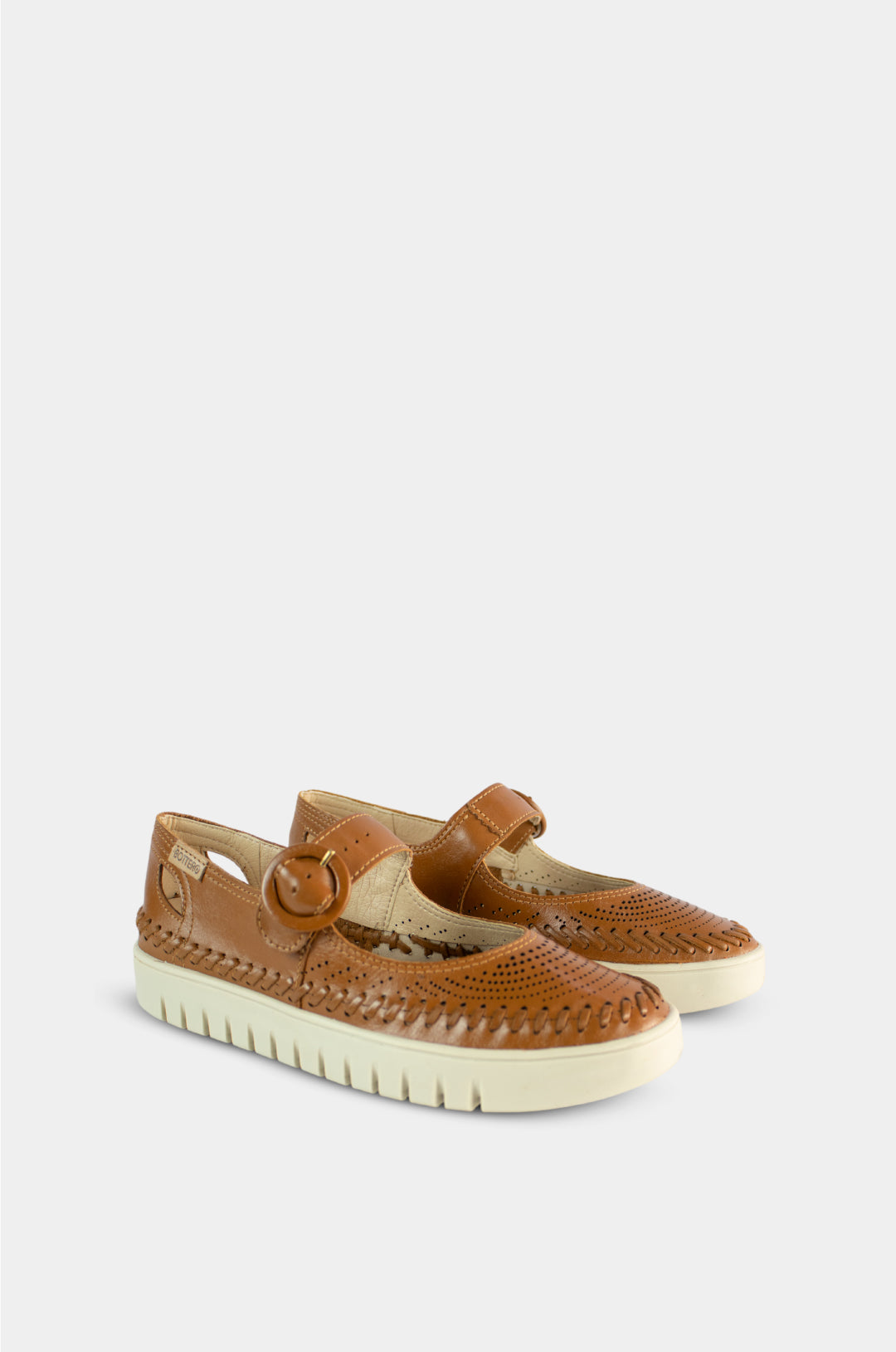 ZAPATOS PARA MUJER OREA CUERO CANELA