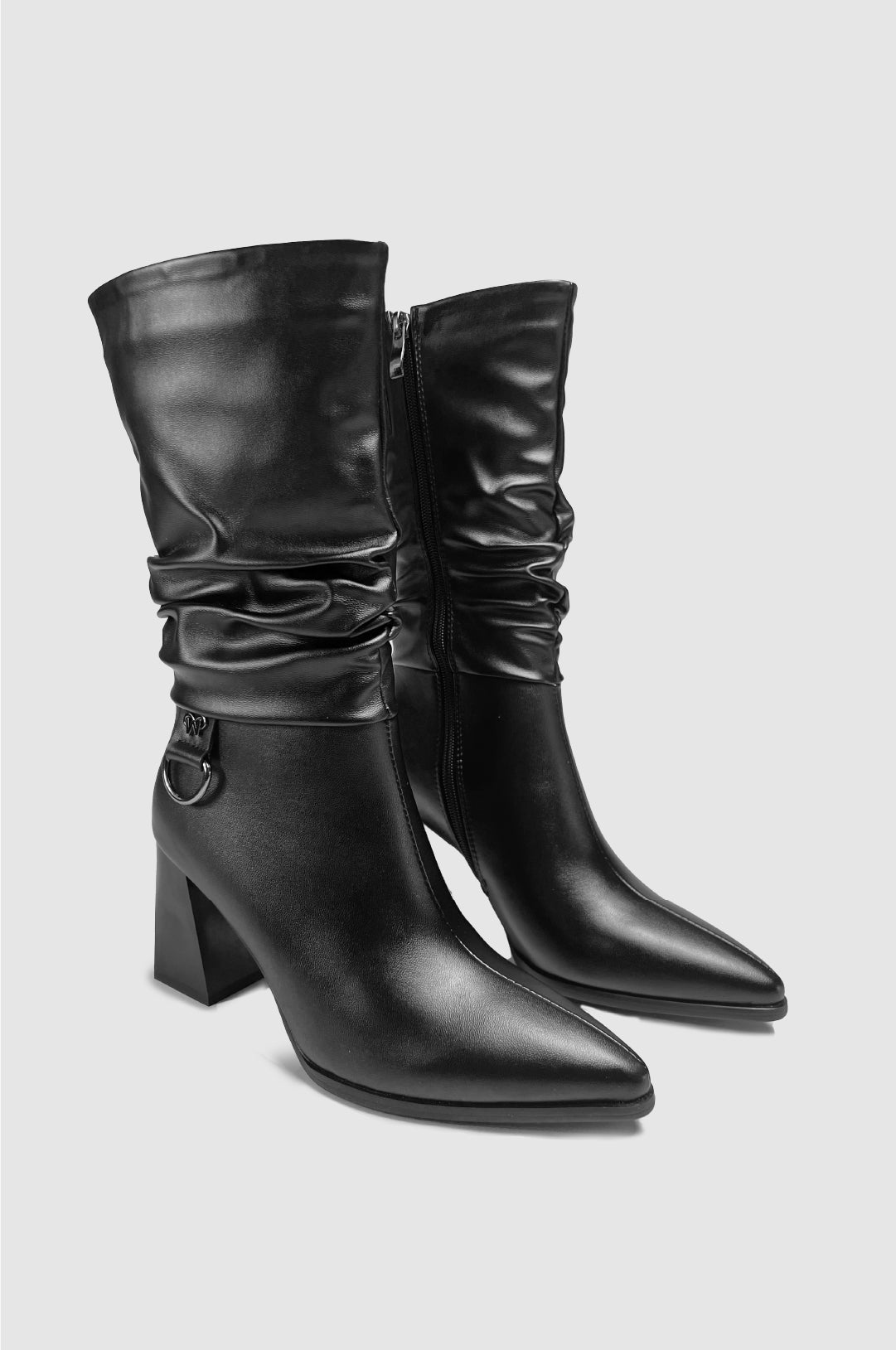 BOTINES PARA MUJER KURA NEGRO