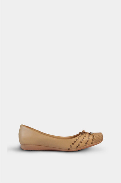 BALETAS PARA MUJER JOUD CUERO BEIGE BOTTERO - vista principal