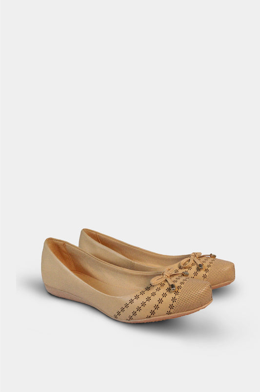 BALETAS PARA MUJER JOUD CUERO BEIGE BOTTERO - vista 2