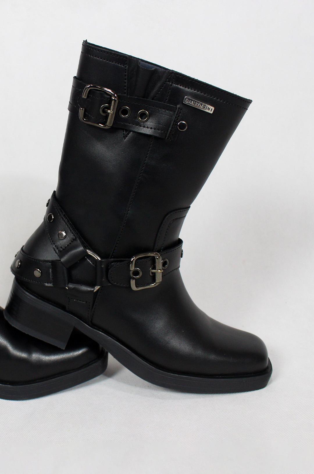 BOTAS PARA MUJER BARNIS NEGRO