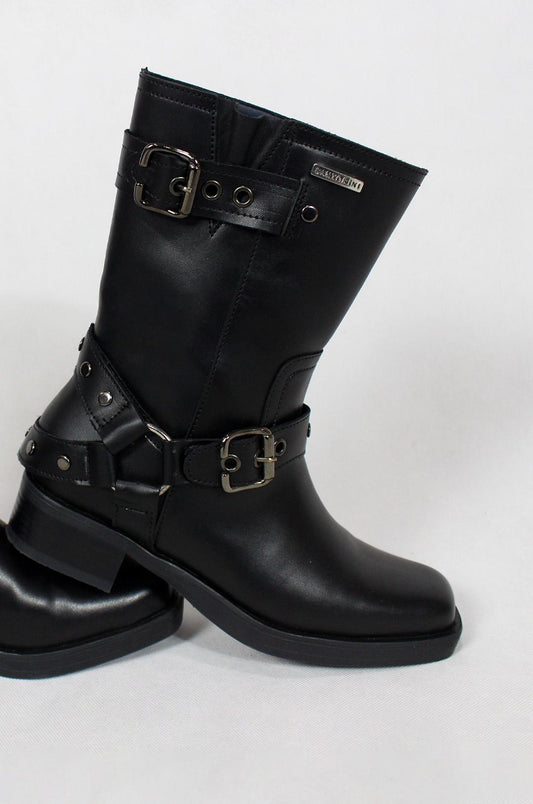 BOTAS PARA MUJER BARNIS NEGRO