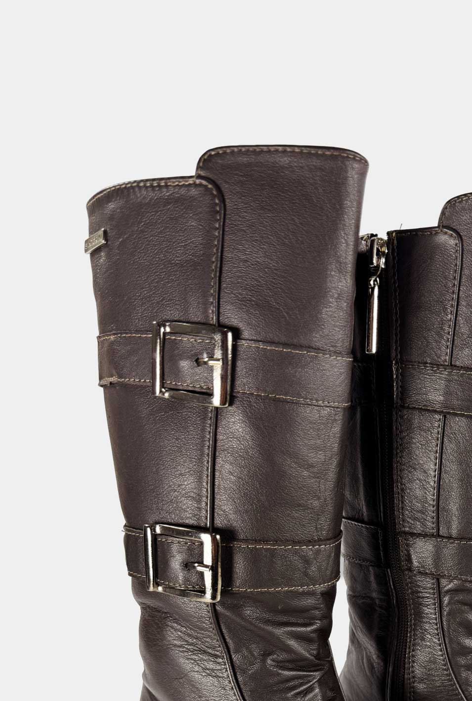 BOTAS PARA MUJER LEILA CUERO CAFE