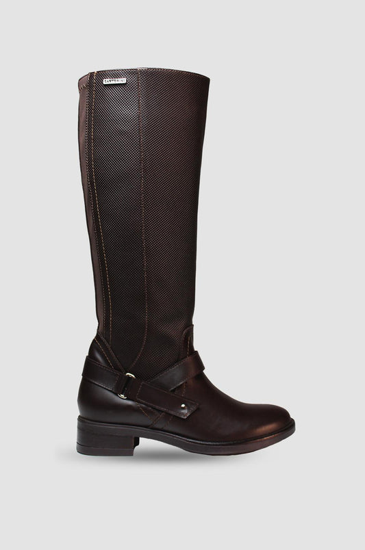 BOTAS PARA MUJER SIGAL CUERO CAFE SANTORINI - vista principal