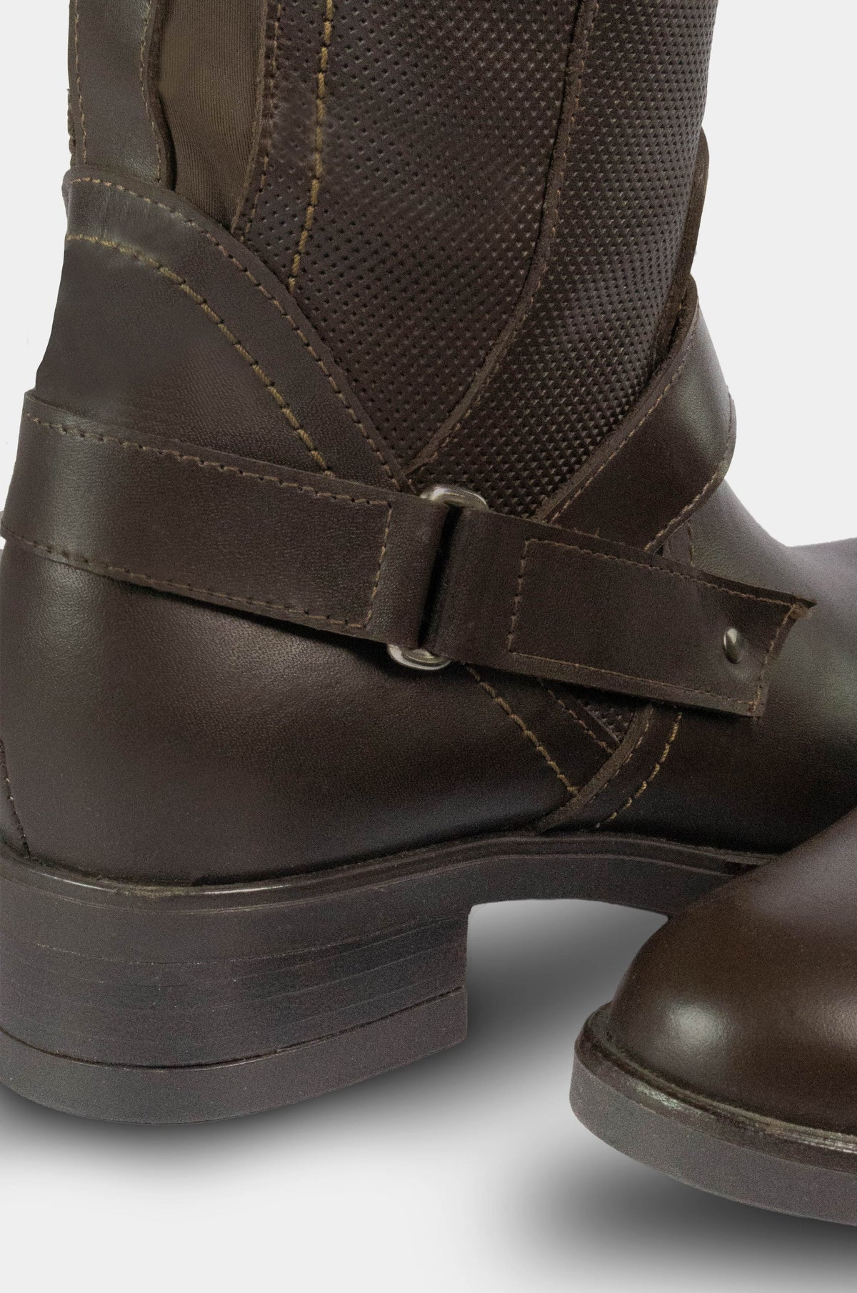 BOTAS PARA MUJER SIGAL CUERO CAFE SANTORINI - vista 3