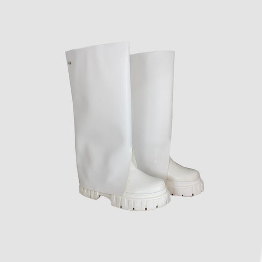 BOTAS PARA MUJER SOLDIER BLANCO SANTORINI - vista 3