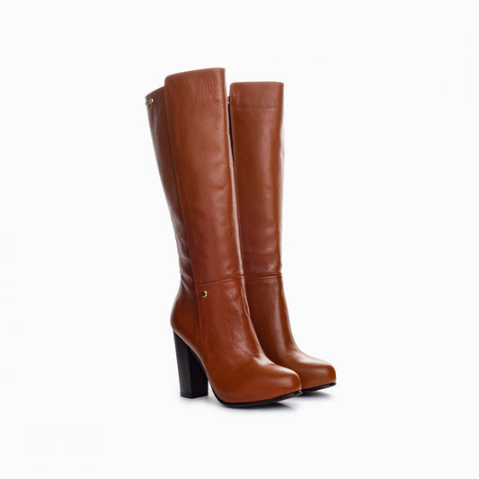 BOTAS PARA MUJER TAI CUERO MIEL SANTORINI - vista principal