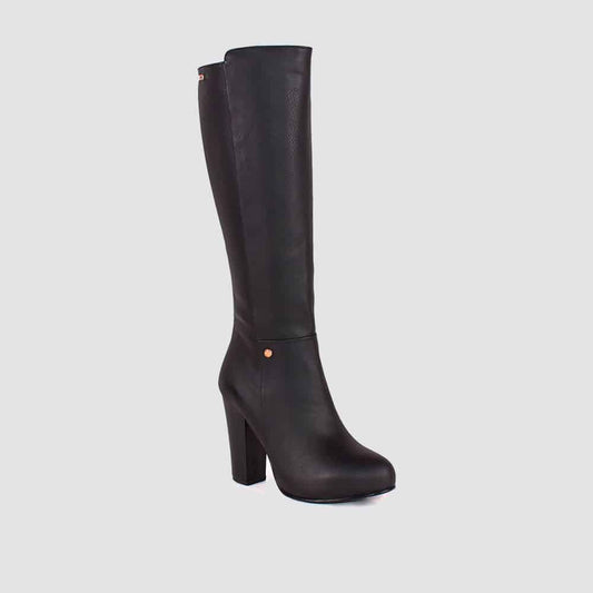 BOTAS PARA MUJER TAI CUERO NEGRO SANTORINI - vista 2