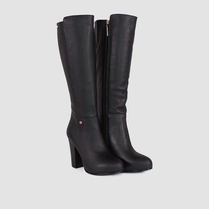 BOTAS PARA MUJER TAI CUERO NEGRO SANTORINI - vista 3